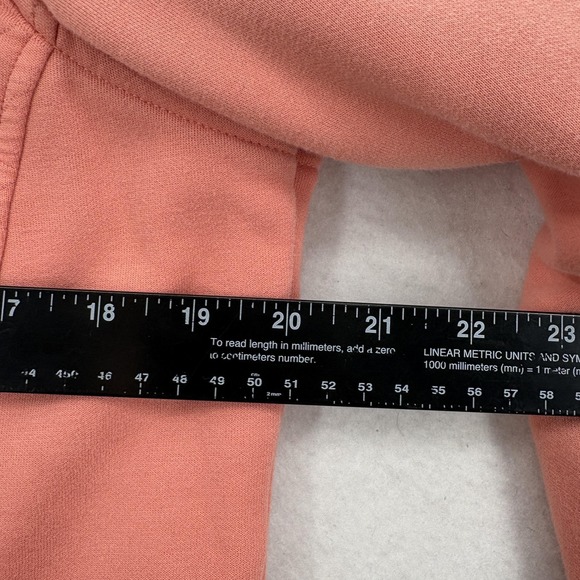 L.L.Bean Quilted Quarter-Zip Pullover Womens Medium Tall Pink Mock Neck Pullover - Picture 8 of 12